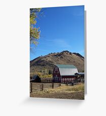 Barn at Secret Valley Greeting Card