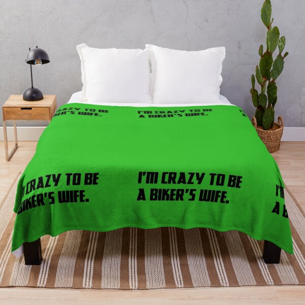 Item preview, fun, humor, trends, i'm crazy to be a biker's wife. designed and sold by leicha.
