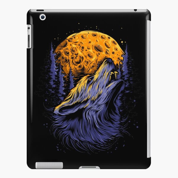 Wolf and the moon. iPad Snap Case