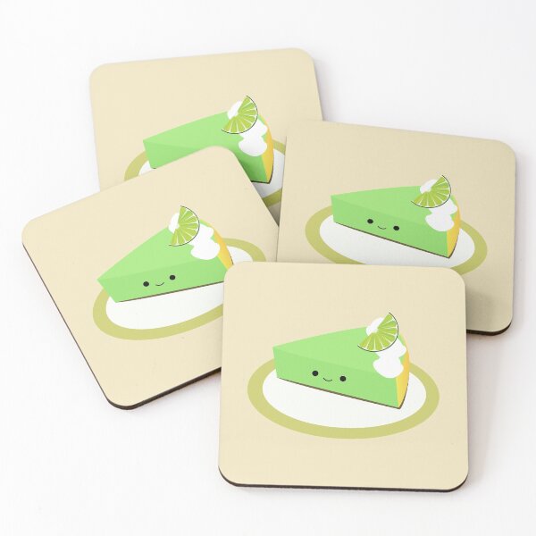 Item preview, Cute Kawaii Key Lime Pie designed and sold by Hedgie Designs.