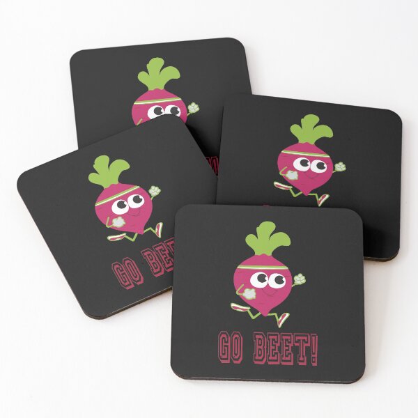Item preview, Go Beet Cute Retro Running Beet designed and sold by Hedgie Designs.
