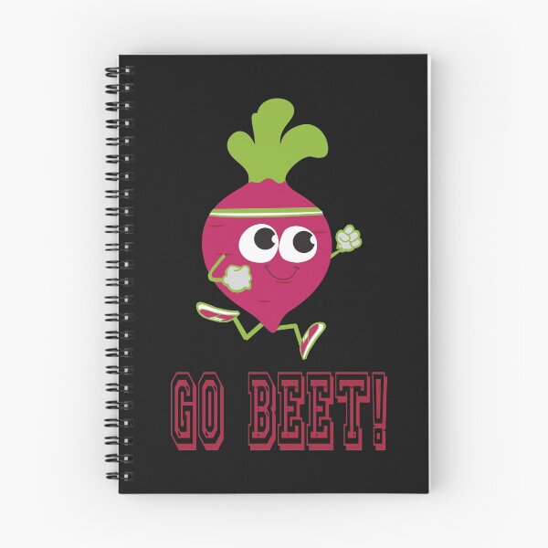 Item preview, Go Beet Cute Retro Running Beet designed and sold by Hedgie Designs.