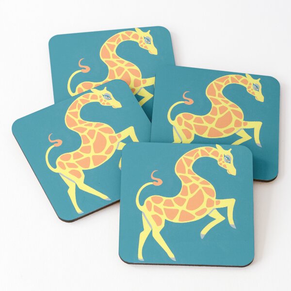 Item preview, Gentle Giraffe Animal Pinup Painting designed and sold by AJRcreations.