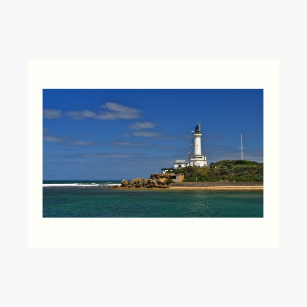 Point Lonsdale, lighthouse, Port Phillip Heads. Art Print
