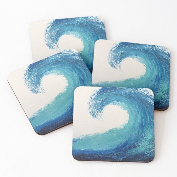 Item preview, energizing blue ocean wave  designed and sold by artbykathleen.