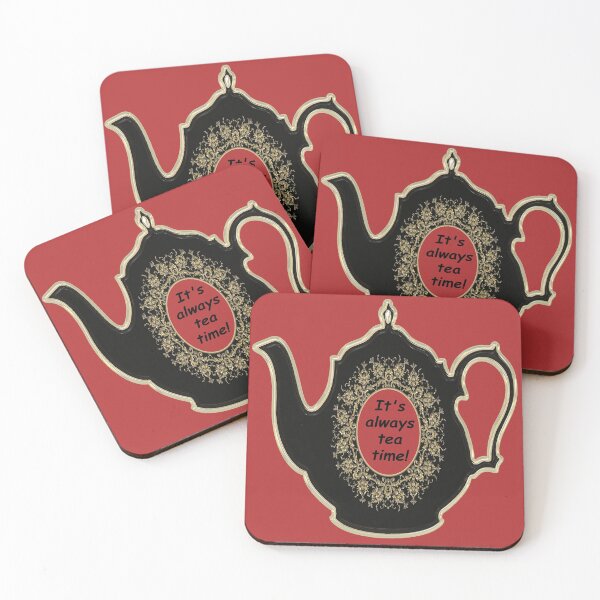 Item preview, It's always tea time! Mad Hatter Quote. designed and sold by azule1.
