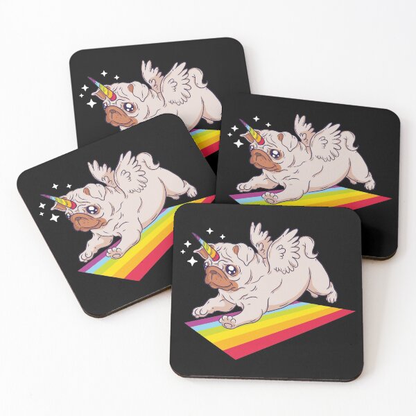 Item preview, Rainbow pug dog. designed and sold by emphatic.