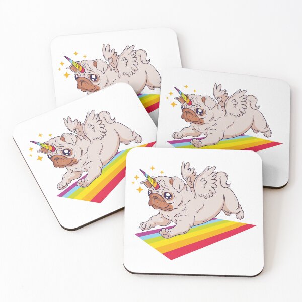 Item preview, Rainbow pug dog. designed and sold by emphatic.
