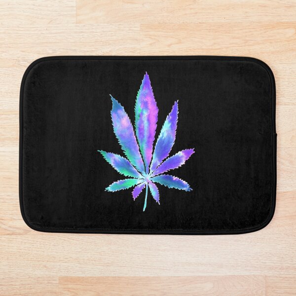 Item preview, Purple Space Weed Leaf designed and sold by Sebastian Grafmann.
