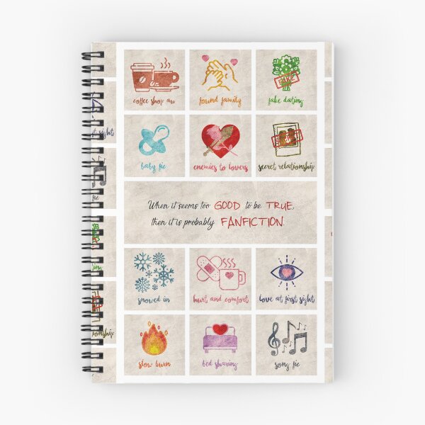 Item preview, Fanfiction Tropes - Minimalist Poster 2 designed and sold by Ila9182.