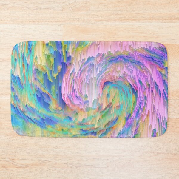 Item preview, Abstract dripping digital wave designed and sold by blackhalt.