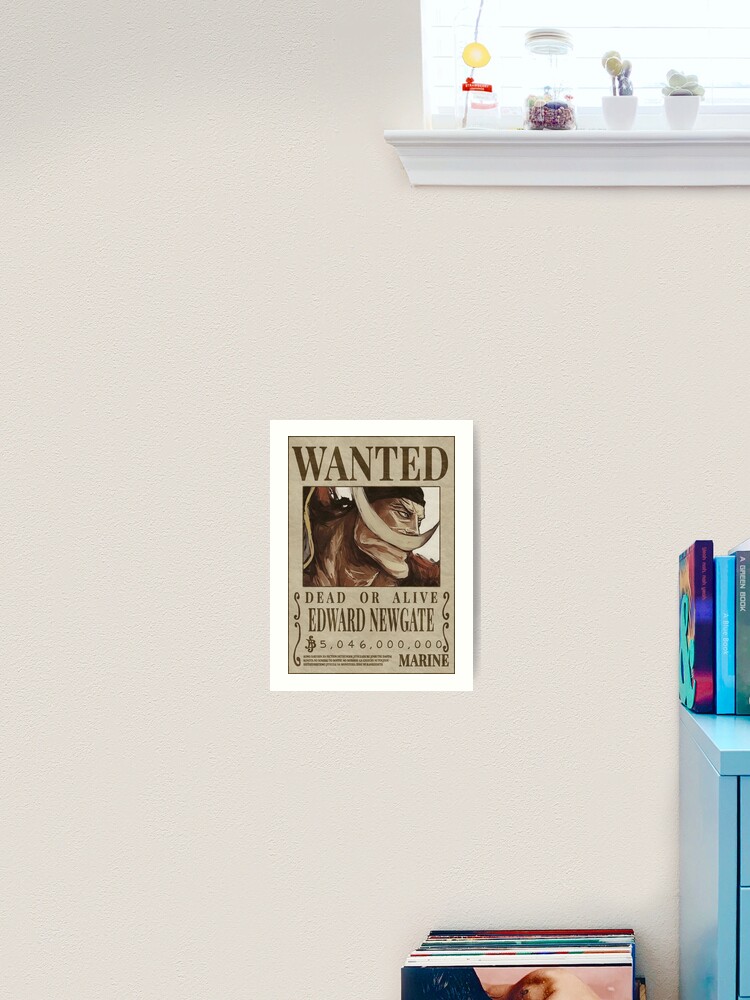 Wanted White Beard White Beard Bounty Art Print By Triskova Redbubble Wanted White Beard White Beard Bounty Art Print By Triskova Redbubble