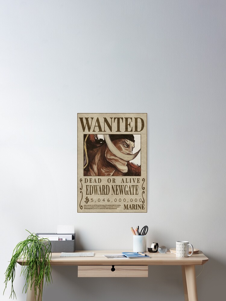 Wanted White Beard White Beard Bounty Poster By Triskova Redbubble Wanted White Beard White Beard Bounty Poster By Triskova Redbubble