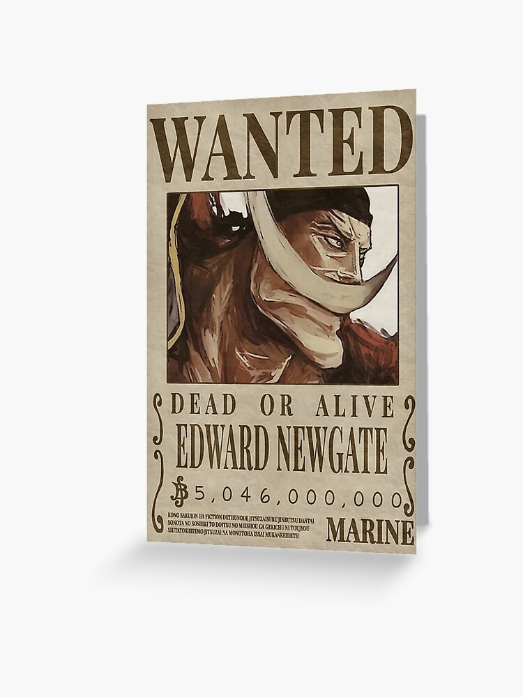 Wanted White Beard White Beard Bounty Greeting Card By Triskova Redbubble Wanted White Beard White Beard Bounty Greeting Card By Triskova Redbubble