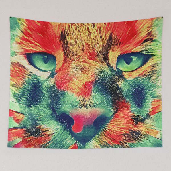 Item preview, Artificial neural style wild cat designed and sold by blackhalt.
