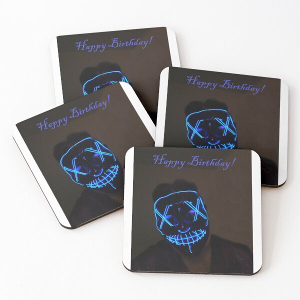 Item preview, Happy Birthday!  From a Horror Masked Person! designed and sold by Sandra Cockayne.