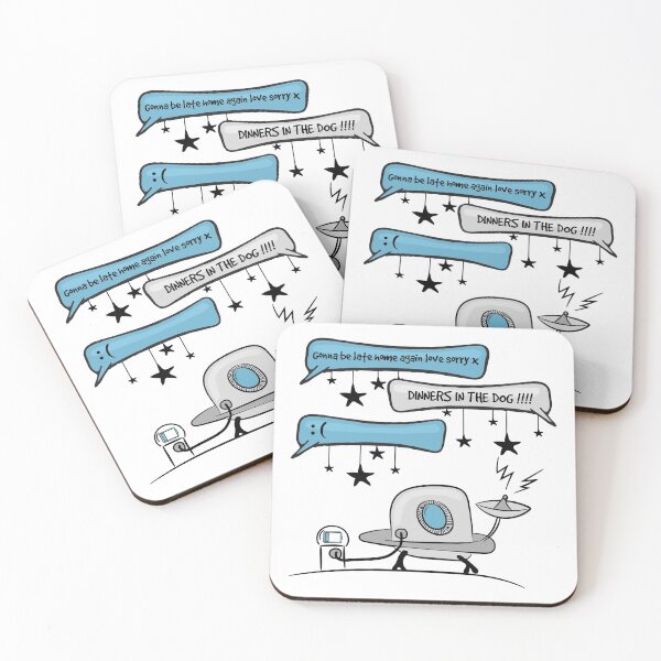 Item preview, Texting space alien comic and cartoon design designed and sold by Kam-designs.