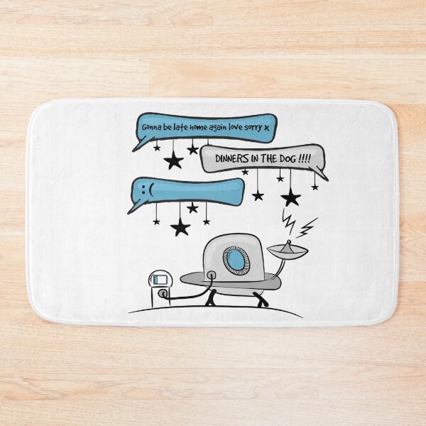 Item preview, Texting space alien comic and cartoon design designed and sold by Kam-designs.