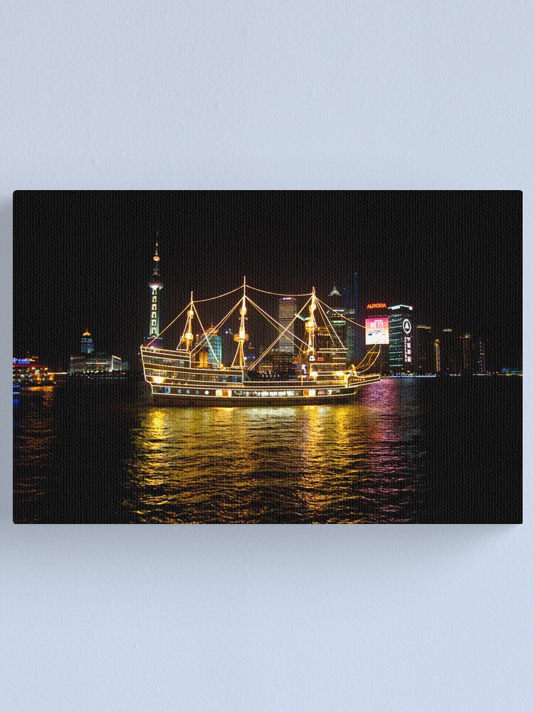 Alternate view of Shanghai Tall Ship Canvas Print
