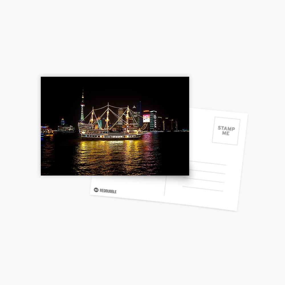 Shanghai Tall Ship Postcard