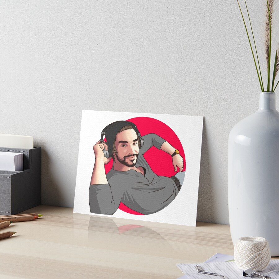 Halfstack Art Board Print