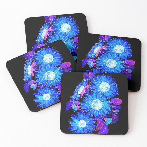 Item preview, Blue Sunflowers designed and sold by Sebastian Grafmann.