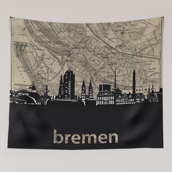 Item preview, bremen skyline designed and sold by BekimART.