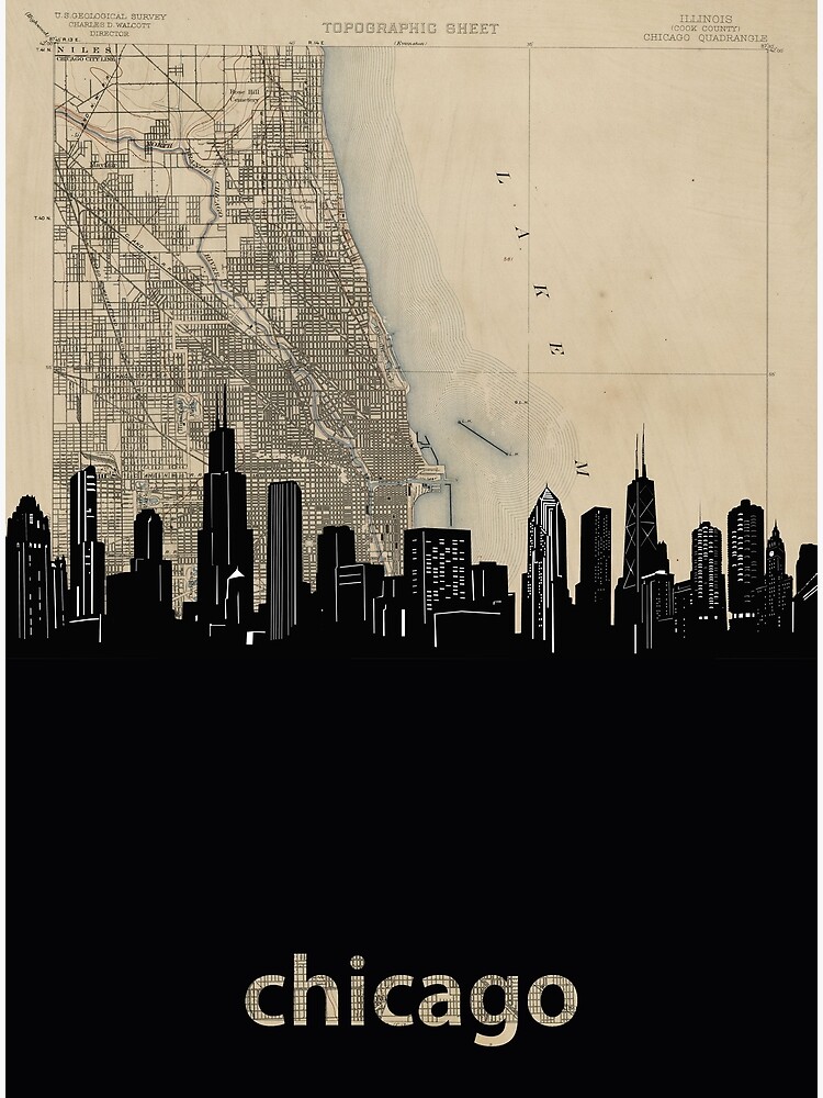 chicago skyline by BekimART
