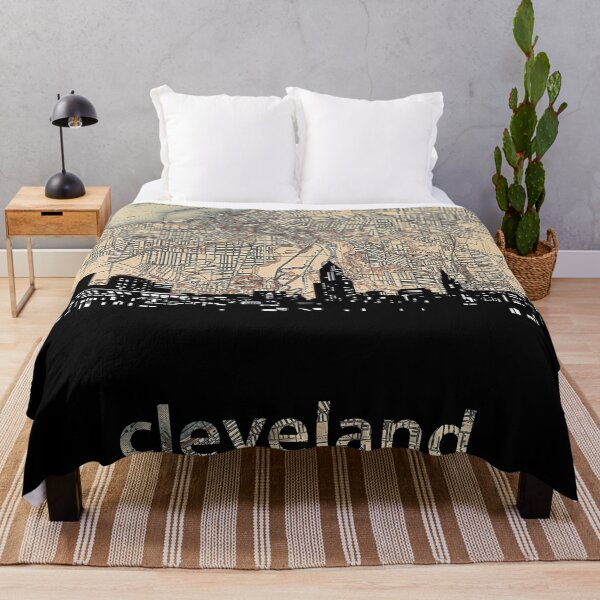 Item preview, cleveland skyline designed and sold by BekimART.