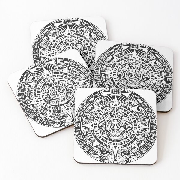 Aztec sun Coasters (Set of 4)