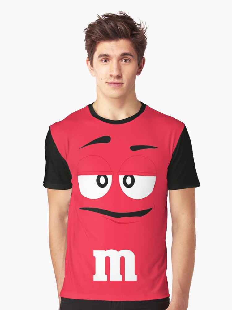 red m&m t shirt