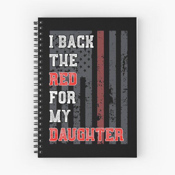 Item preview, Firefighter Daughter Support Thin Red Line American Flag  designed and sold by CreatedByHeidi.
