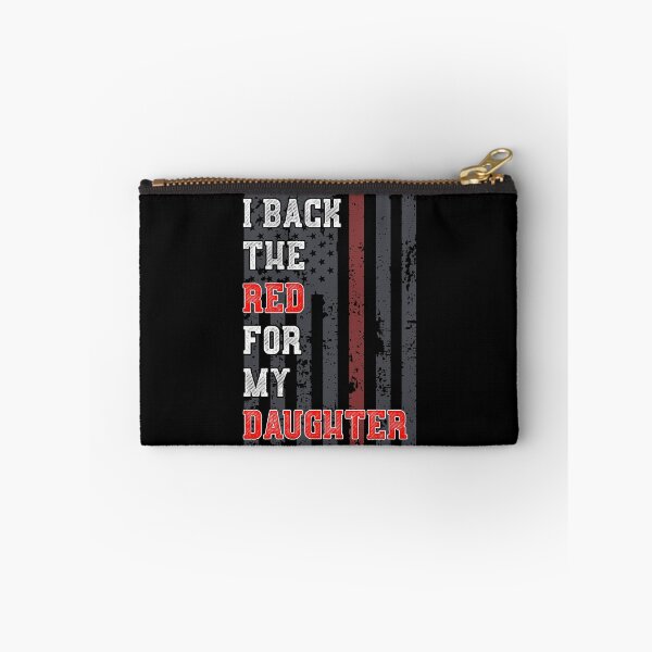 Item preview, Firefighter Daughter Support Thin Red Line American Flag  designed and sold by CreatedByHeidi.