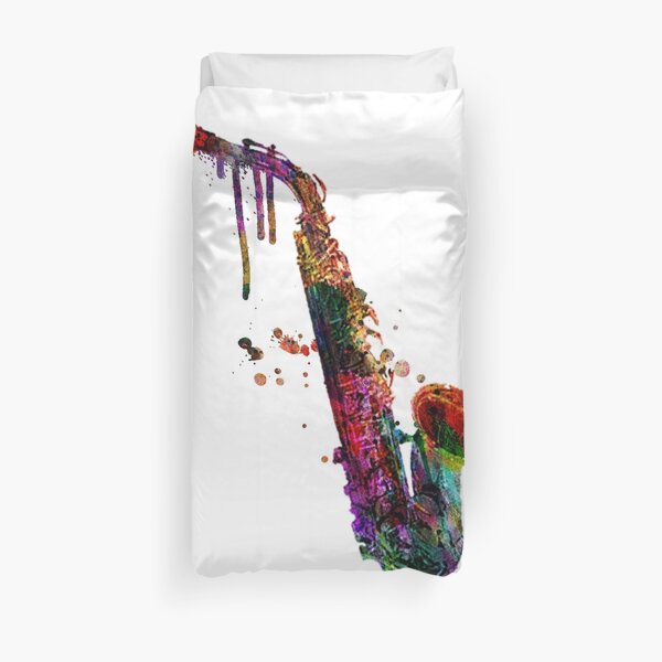 saxophone Duvet Cover
