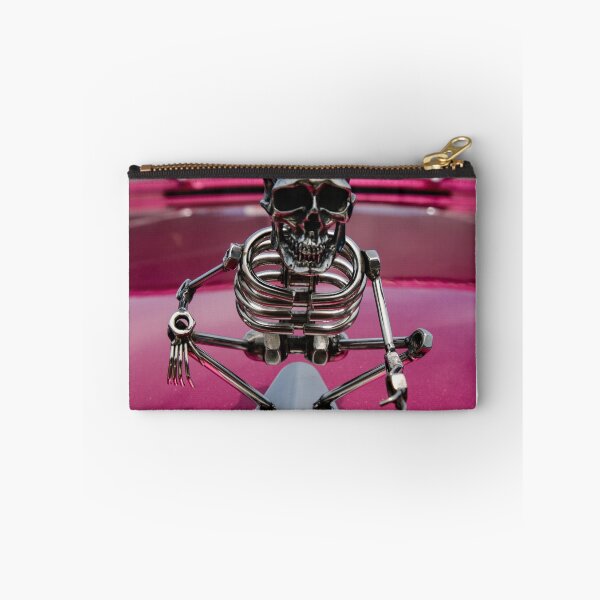 Item preview, skeleton hood ornament designed and sold by Perggals© - Stacey Turner.