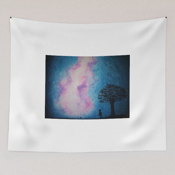 Aperçu de l'œuvre Aquarelle ciel nocturne créée et vendue par Maci-MC.