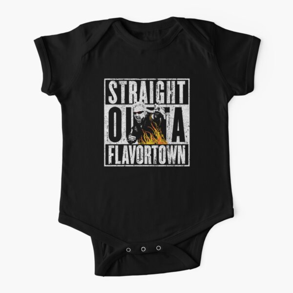 Straight Outta Flavortown Short Sleeve Baby One-Piece