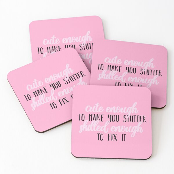 Item preview, Cute Enough to Make You Stutter designed and sold by bathwater.