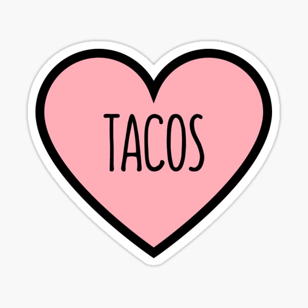 Item preview, Tacos Heart designed and sold by dragnloc.