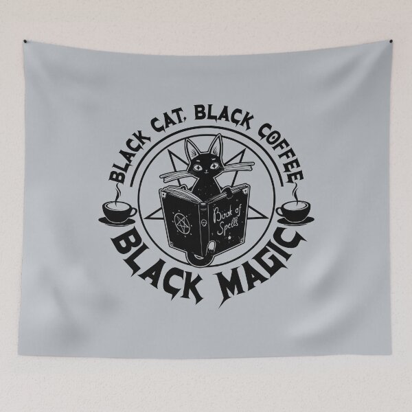 Item preview, Black Cat Black Coffee Black Magic designed and sold by Christopher Taylor.