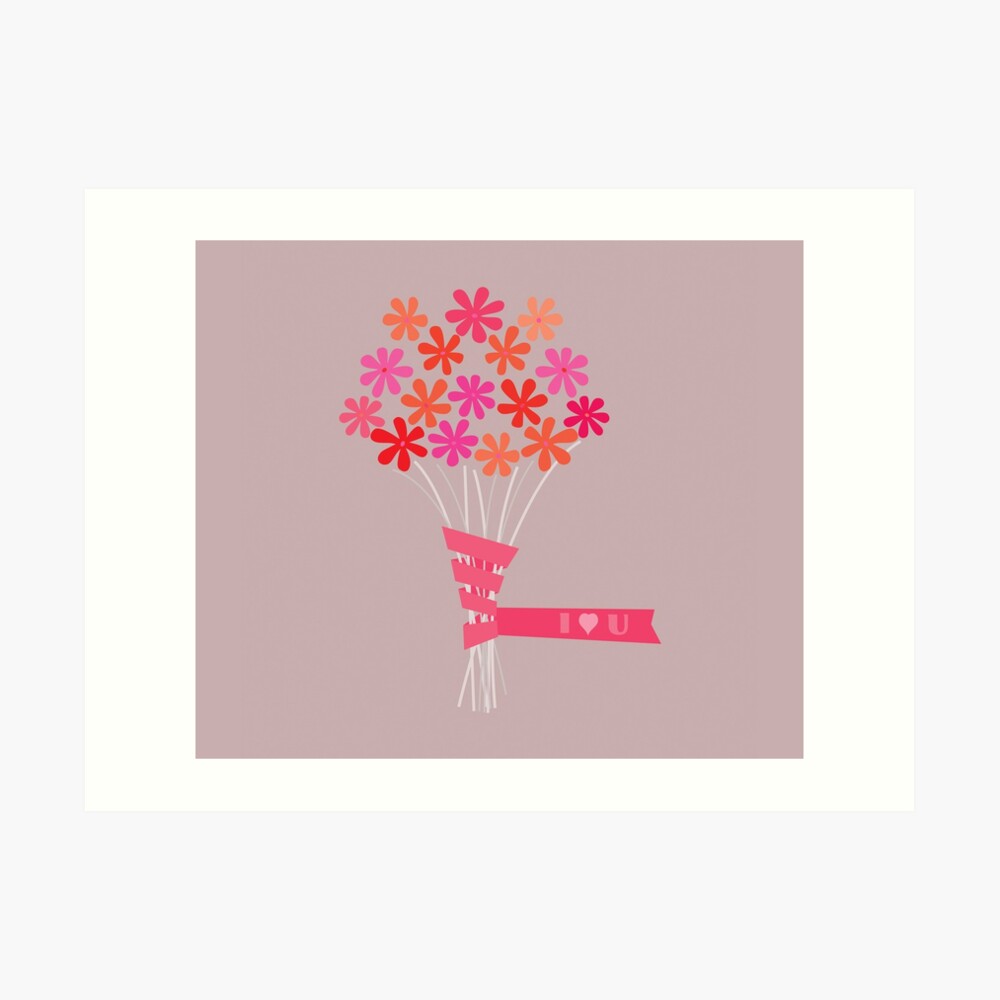 Flowers for You! Art Print