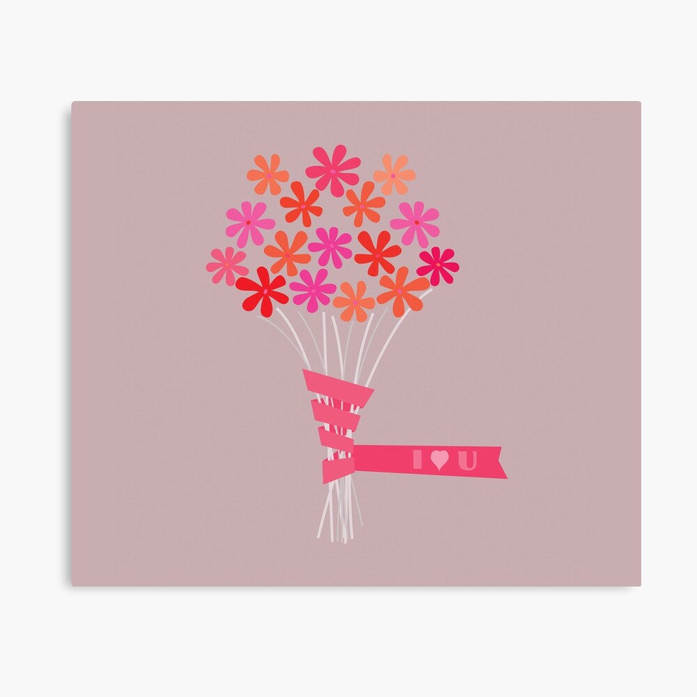 Flowers for You! Canvas Print