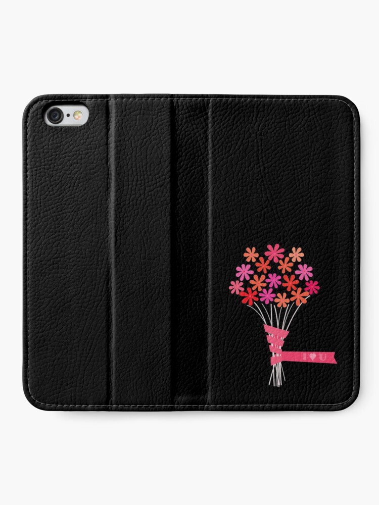 Alternate view of Flowers for You! iPhone Wallet