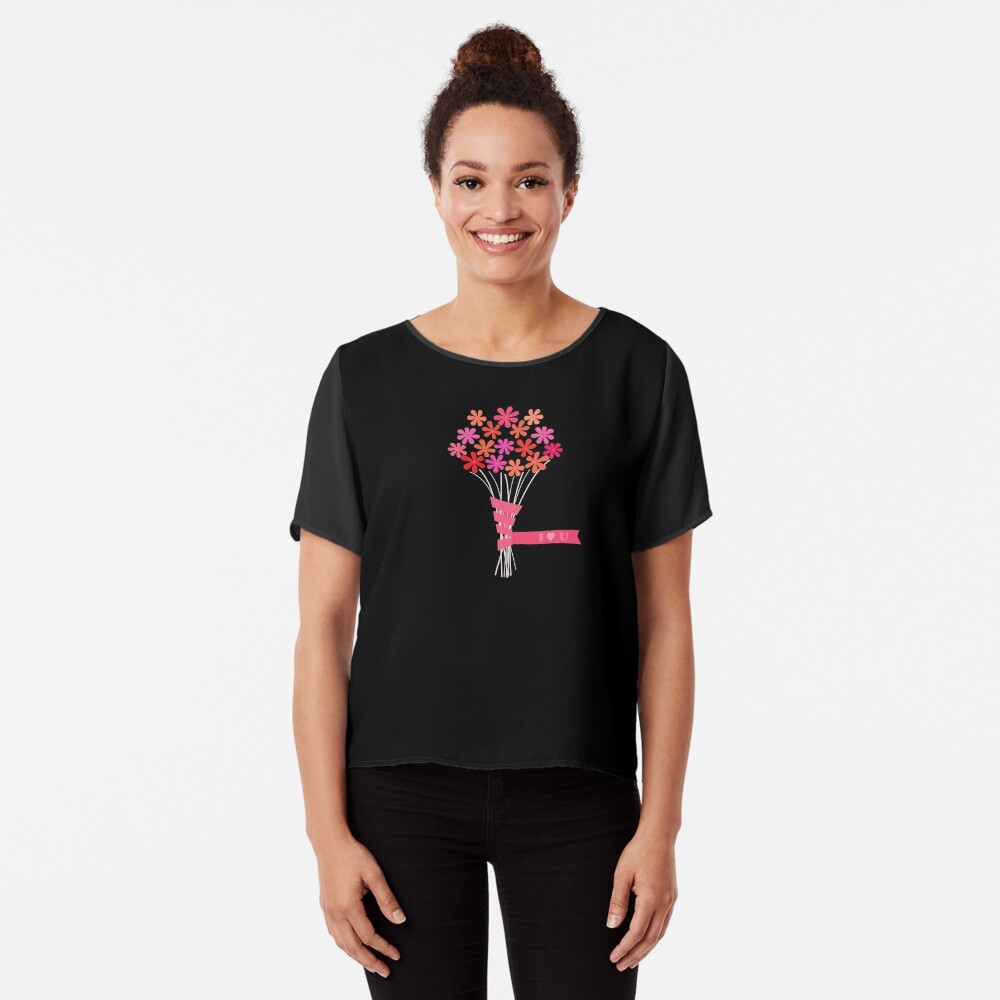 Flowers for You! Chiffon Top