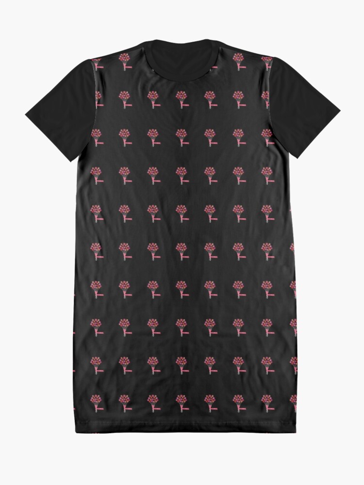 Alternate view of Flowers for You! Graphic T-Shirt Dress