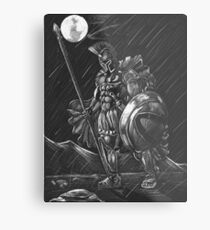Lost comrades under the moon Metal Print