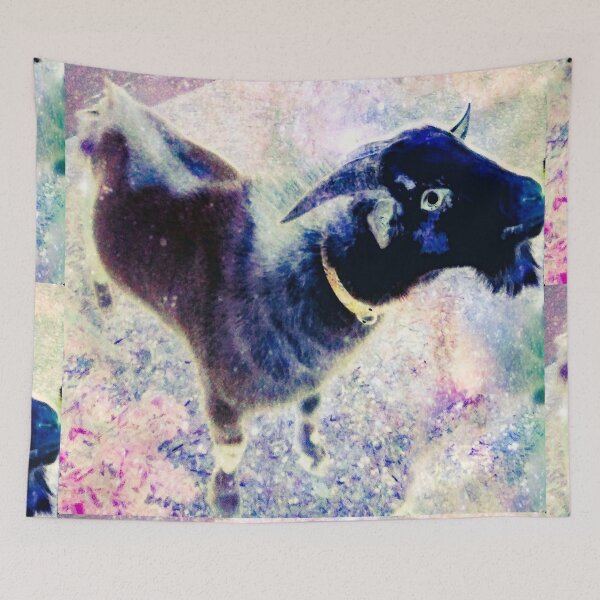 Item preview, Cabra psicodélico designed and sold by Purplebell.