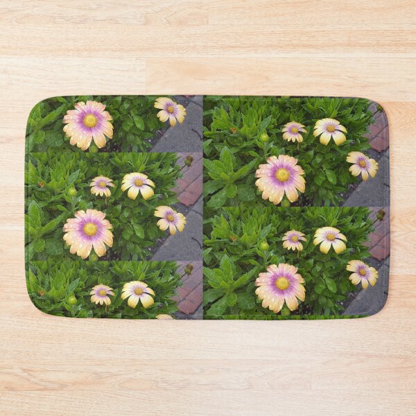 Item preview, Pink and Yellow Flowers in the Rain designed and sold by LemonsandInk.