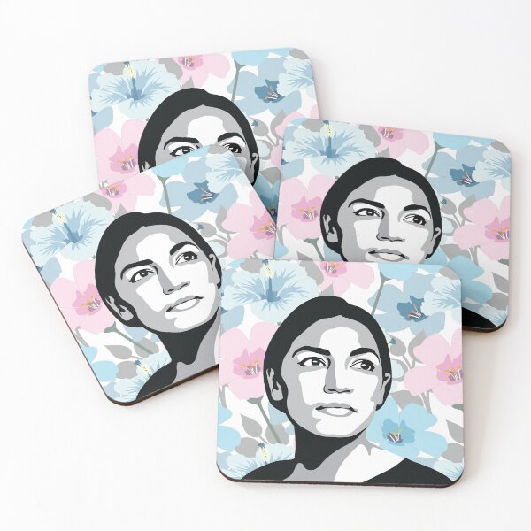 Item preview, Alexandria Ocasio Cortez Floral designed and sold by sszampetti.