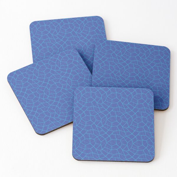 Item preview, Blue Geometric Line Pattern designed and sold by PrettySimple Graphic Design.